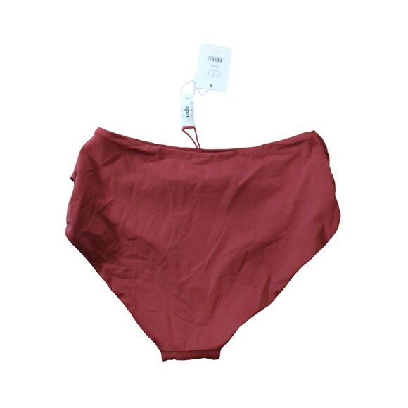 Andie Swim The Dalia Bottom Truffle Eco Nylon Size Medium - Picture 9 of 10